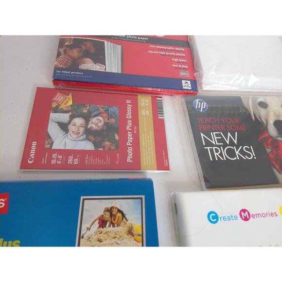 Staples Canon HP Konica Photo Print Paper Assorted Set of 7 - Picture 3 of 6
